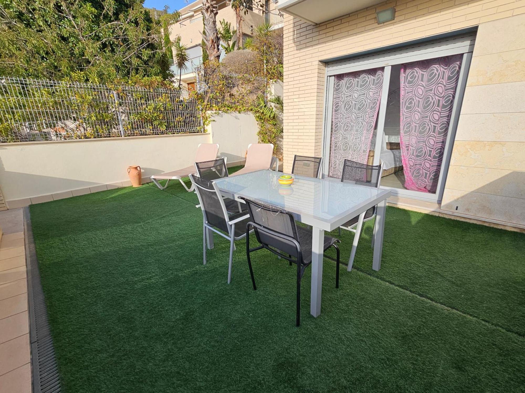 Ferienwohnung Duplex Moderno 3 Hab Parking, Vistas Al Mar Y Terraza Sitges Exterior foto